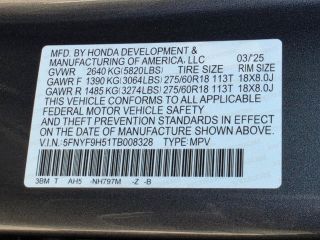 Certified 2026 Honda Passport TrailSport image 33
