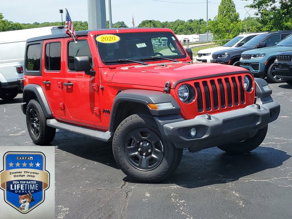 Used 2020 Jeep Wrangler Unlimited Sport AWD/4WD video 1