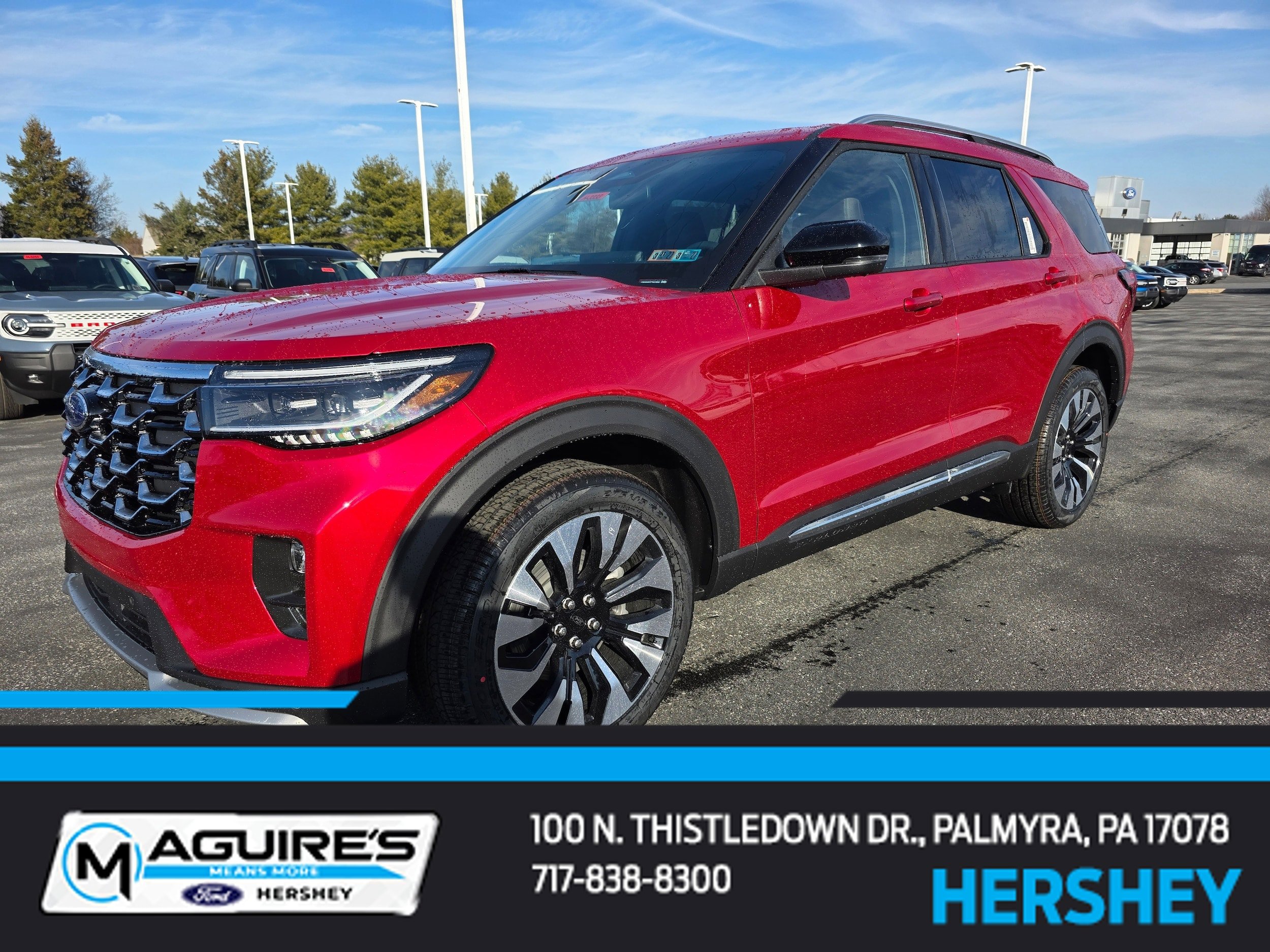 New 2026 Ford Explorer Platinum w/ LUX Leather Package