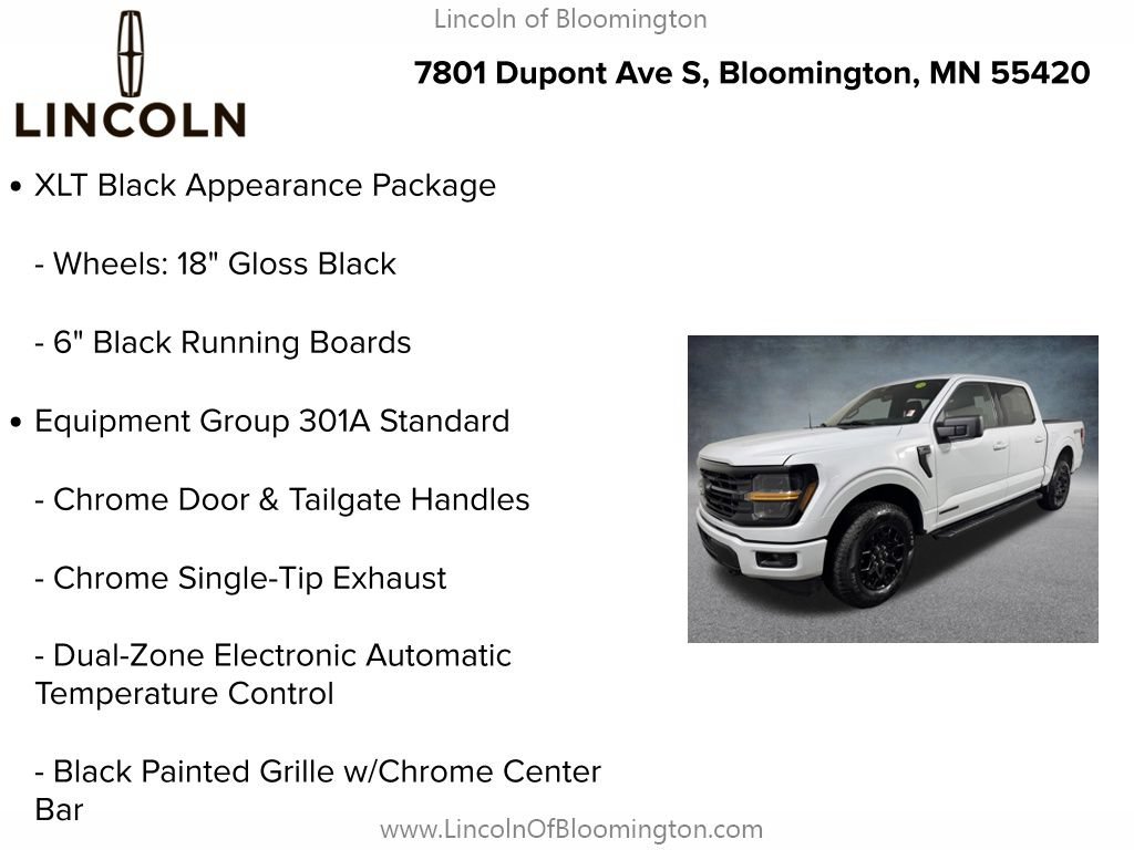 Used 2025 Ford F150 XLT w/ Equipment Group 301A Standard AWD/4WD image 9