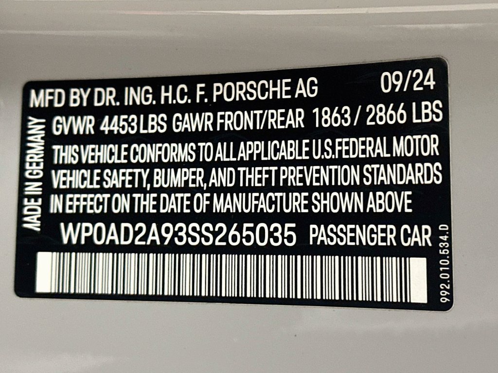 Certified 2025 Porsche 911 Turbo S AWD/4WD image 34