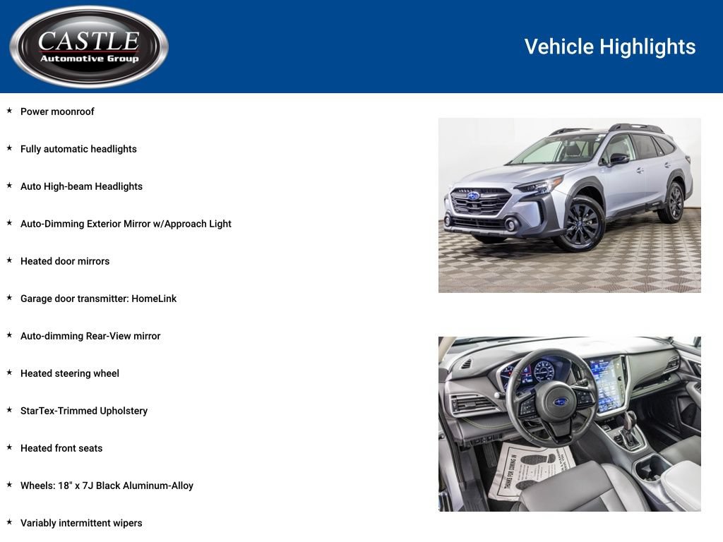 Used 2024 Subaru Outback Onyx Edition AWD/4WD image 8