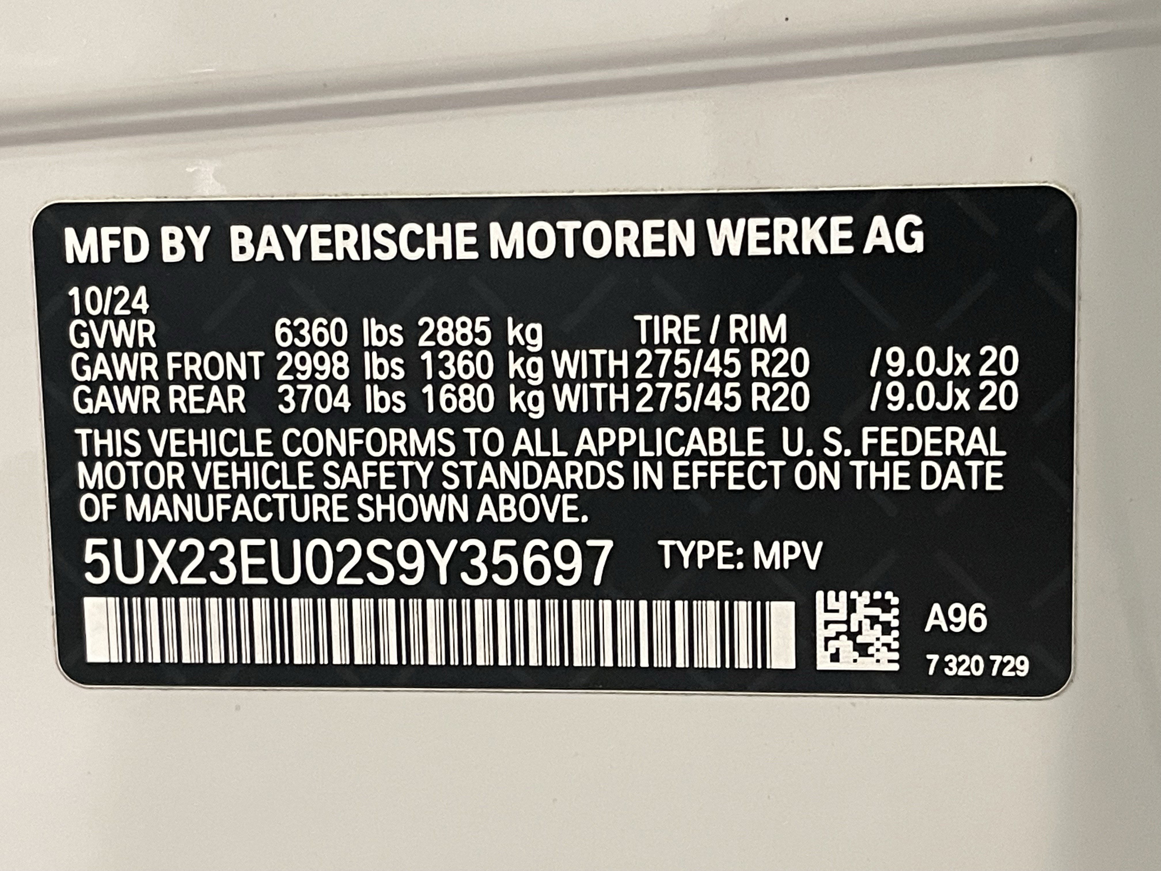 Certified 2025 BMW X5 xDrive40i w/ M Sport Package image 26