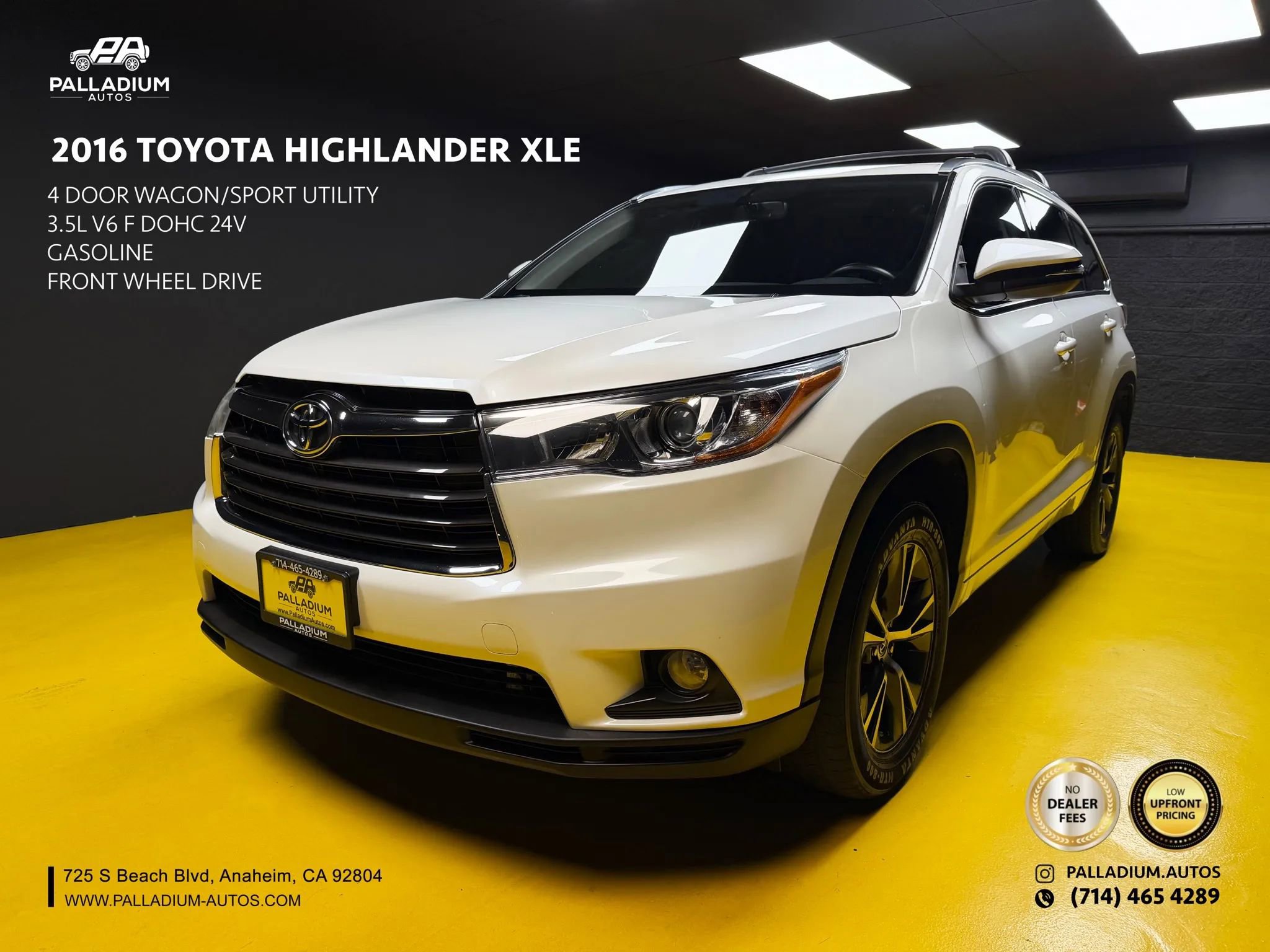 Used 2016 Toyota Highlander XLE w/ Preferred Accessory Package FWD image 1