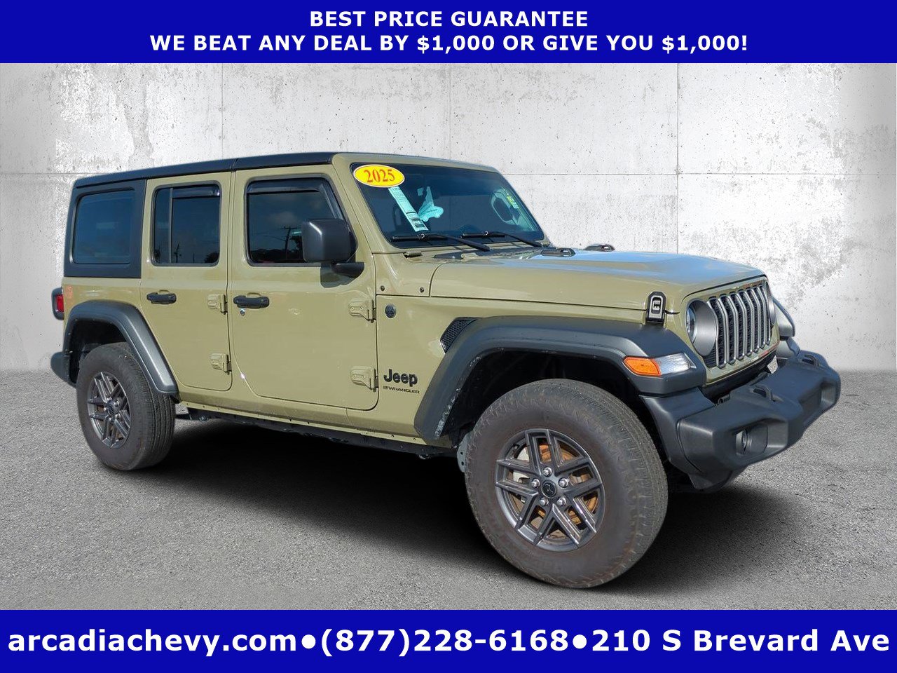 Used 2025 Jeep Wrangler Sport image 1