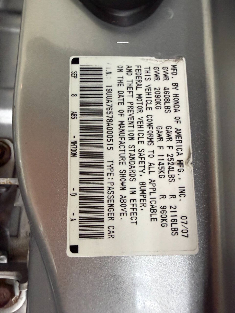 Used 2008 Acura TL Type-S FWD image 31