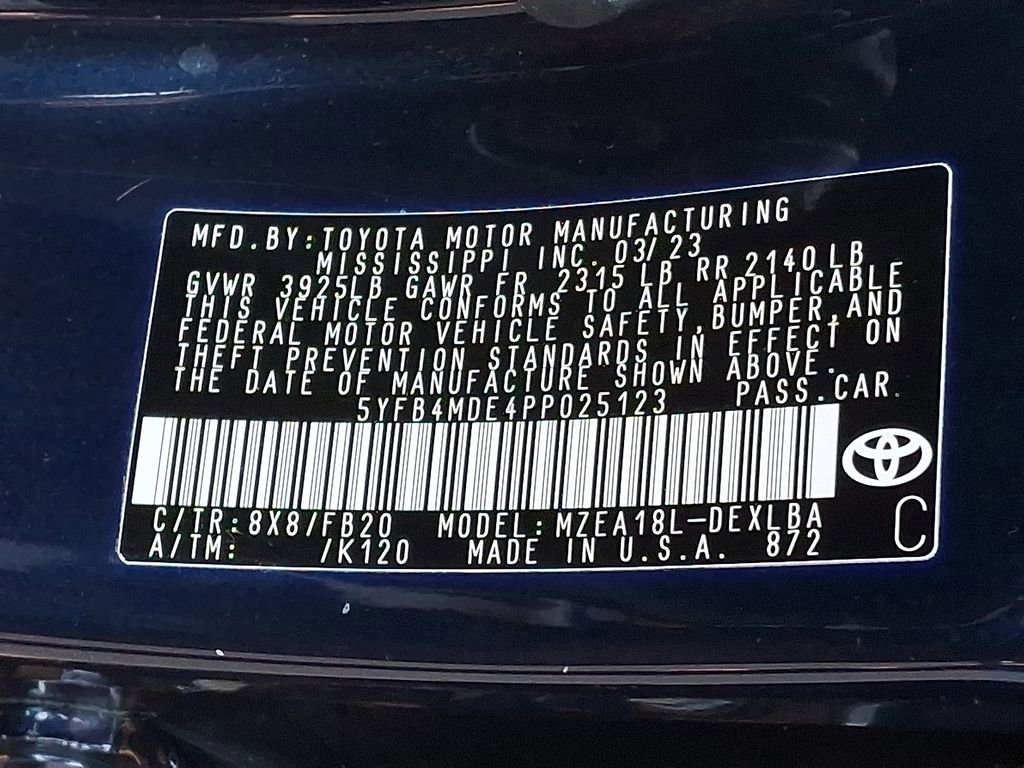 Used 2023 Toyota Corolla LE FWD image 24
