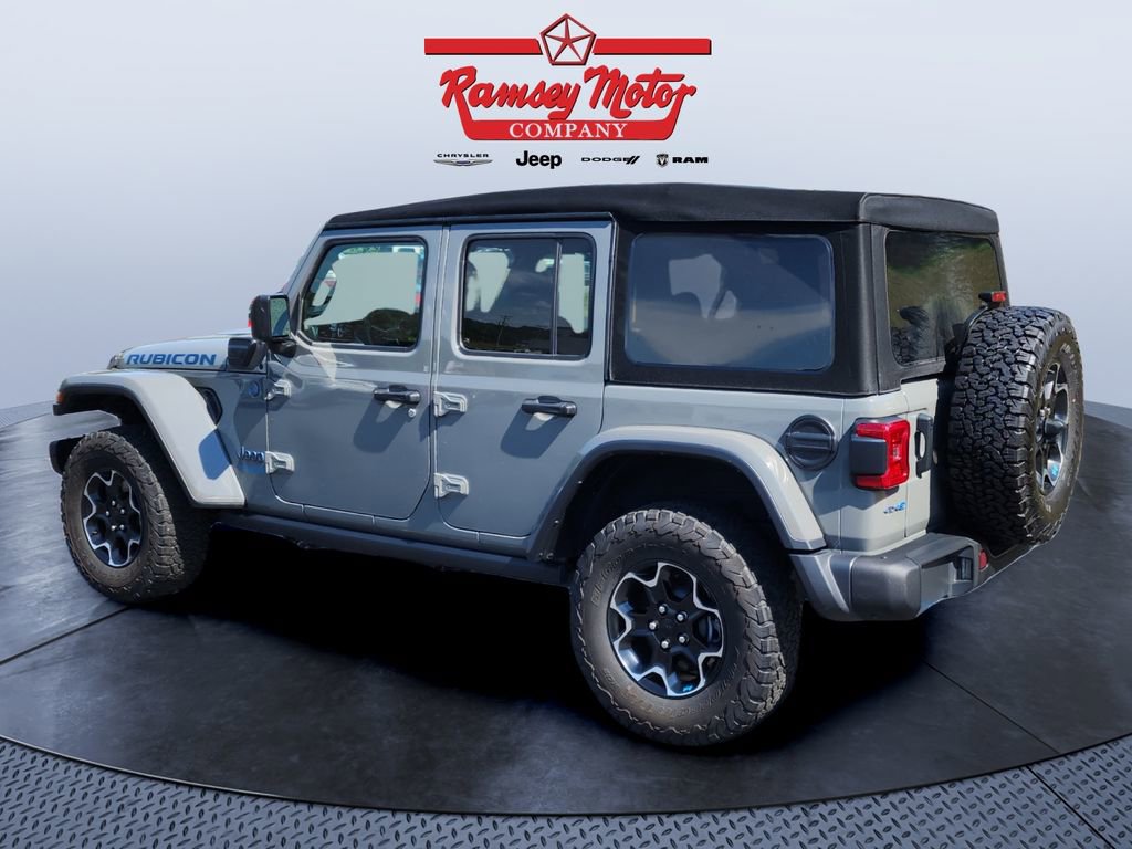 Used 2022 Jeep Wrangler Unlimited Rubicon 4xe w/ Steel Bumper Group image 3