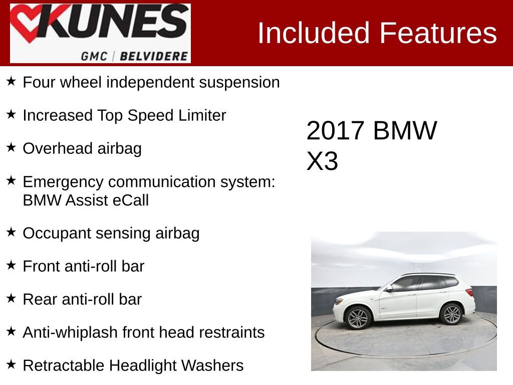 Used 2017 BMW X3 xDrive35i image 3