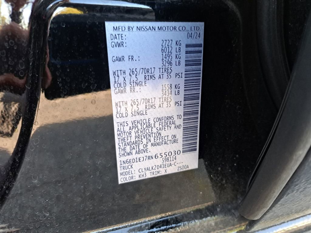 Used 2024 Nissan Frontier Pro-X w/ Pro Convenience Package image 24