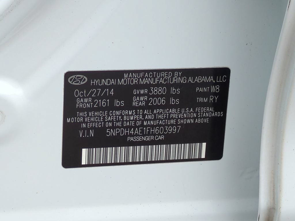 Used 2015 Hyundai Elantra SE w/ Option Group 03 FWD image 22
