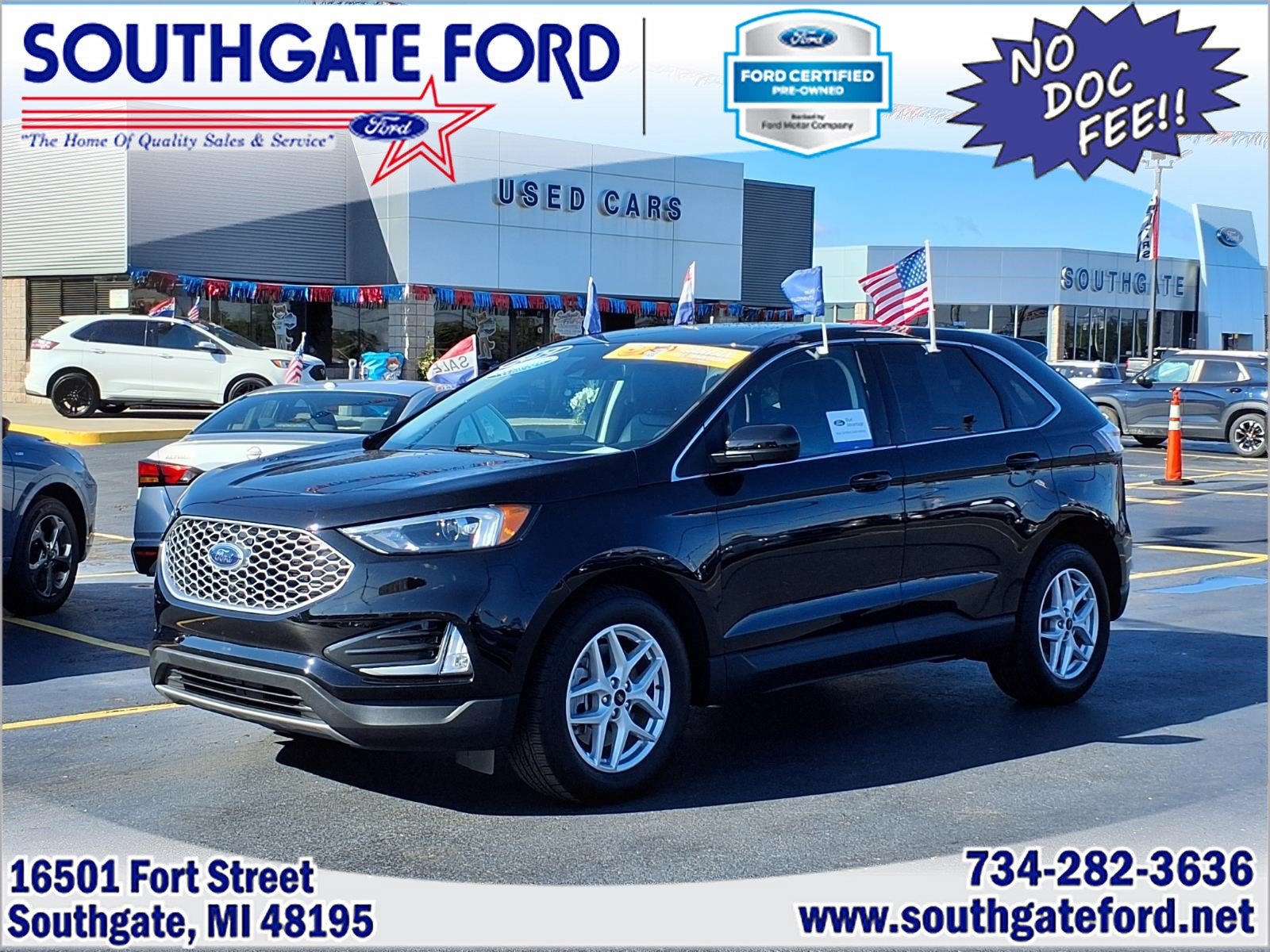 Certified 2024 Ford Edge SEL w/ Convenience Package AWD/4WD image 1