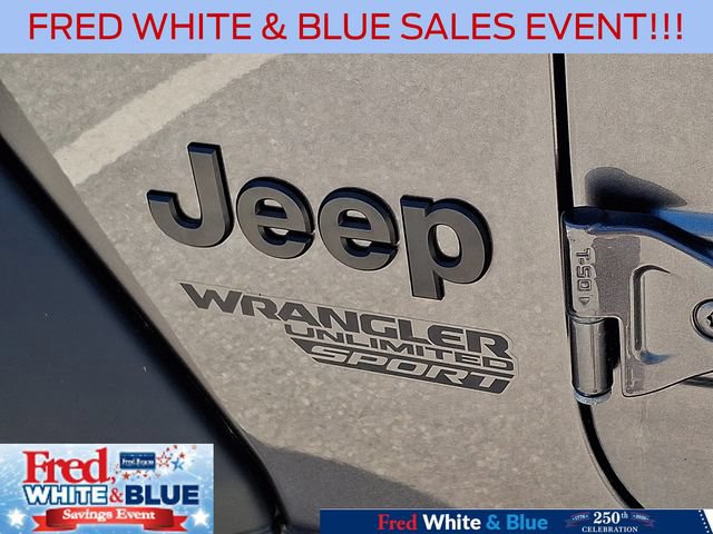 Used 2021 Jeep Wrangler Unlimited Sport w/ Sun And Sound Package AWD/4WD image 31