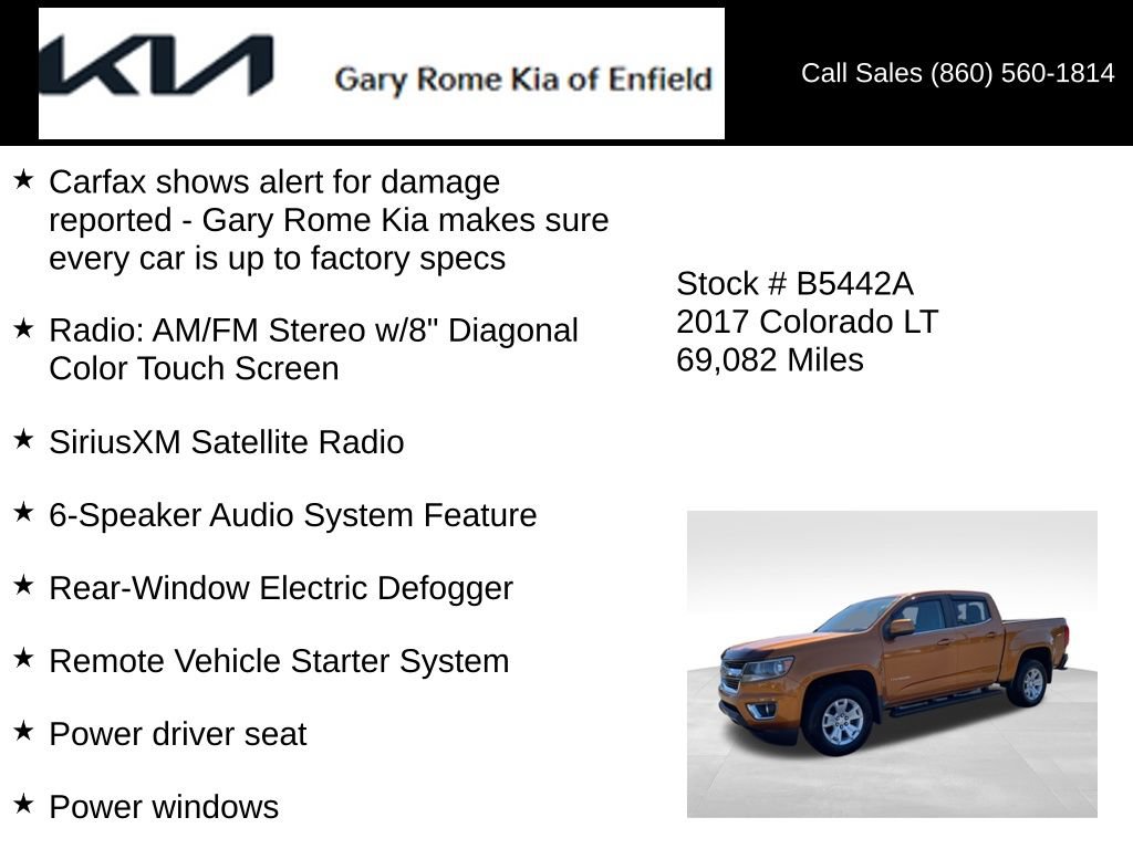 Used 2017 Chevrolet Colorado LT w/ LT Convenience Package RWD image 20