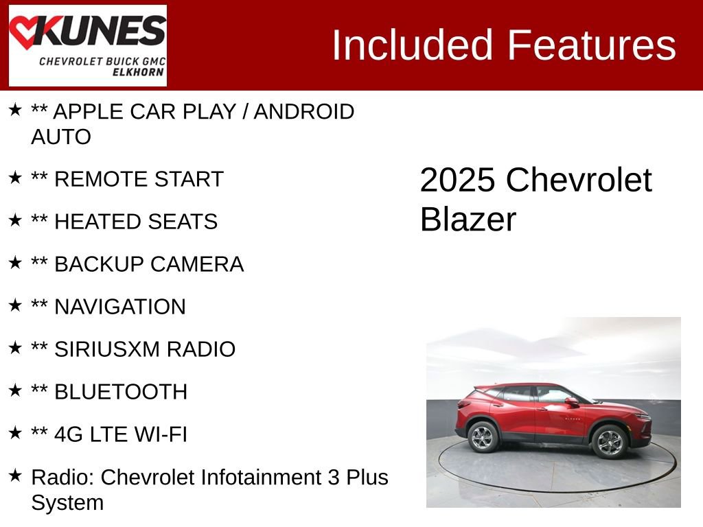 Used 2025 Chevrolet Blazer LT AWD/4WD image 2