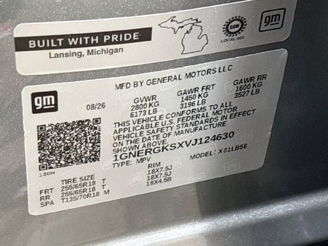 New 2027 Chevrolet Traverse LT w/ LPO, Floor Liner Package FWD image 28