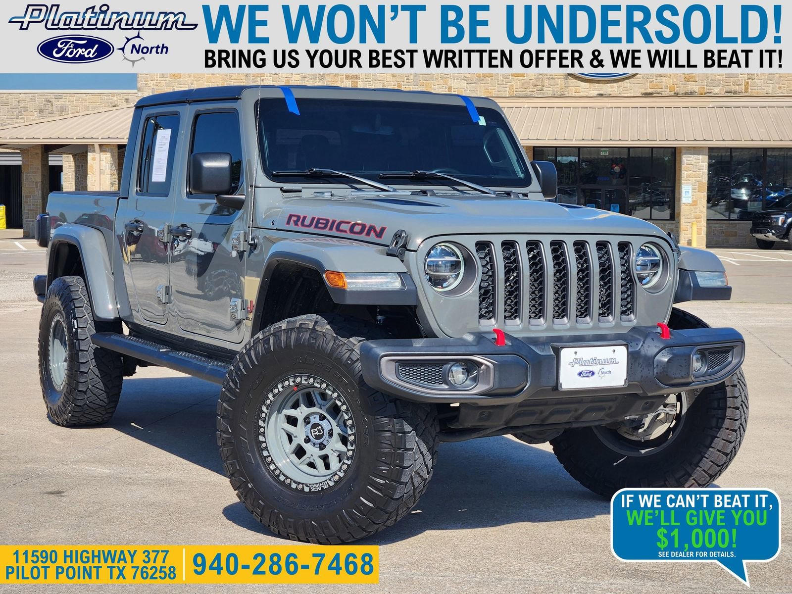 Used 2020 Jeep Gladiator Rubicon AWD/4WD image 1