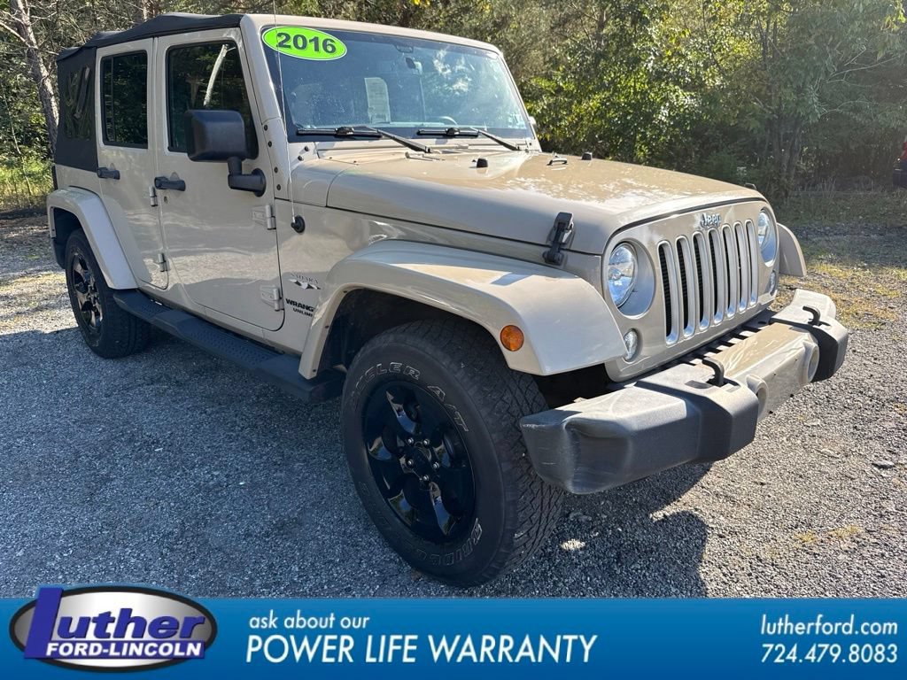 Used 2016 Jeep Wrangler Unlimited Sahara w/ Connectivity Group AWD/4WD image 1