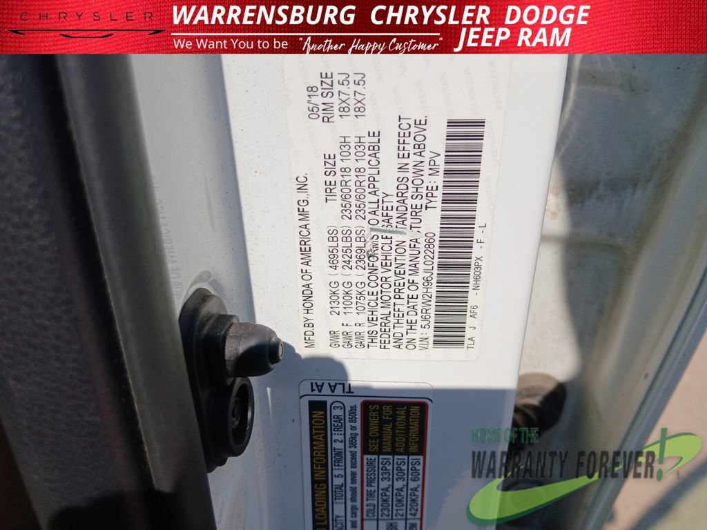 Used 2018 Honda CR-V Touring image 11