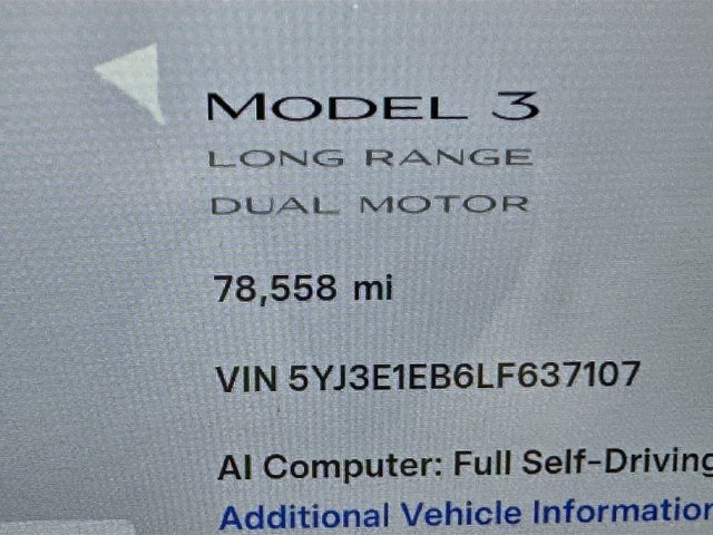 Used 2020 Tesla Model 3 Long Range AWD/4WD image 16