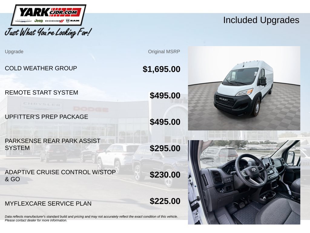 New 2026 RAM ProMaster 2500 w/ Cold Weather Group FWD image 3