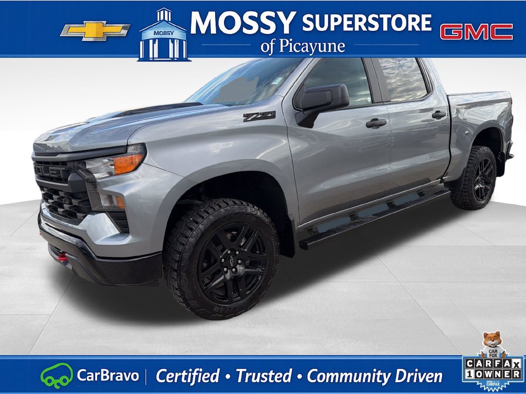 Certified 2023 Chevrolet Silverado 1500 Custom Trail Boss w/ LPO, Dark Essentials Package