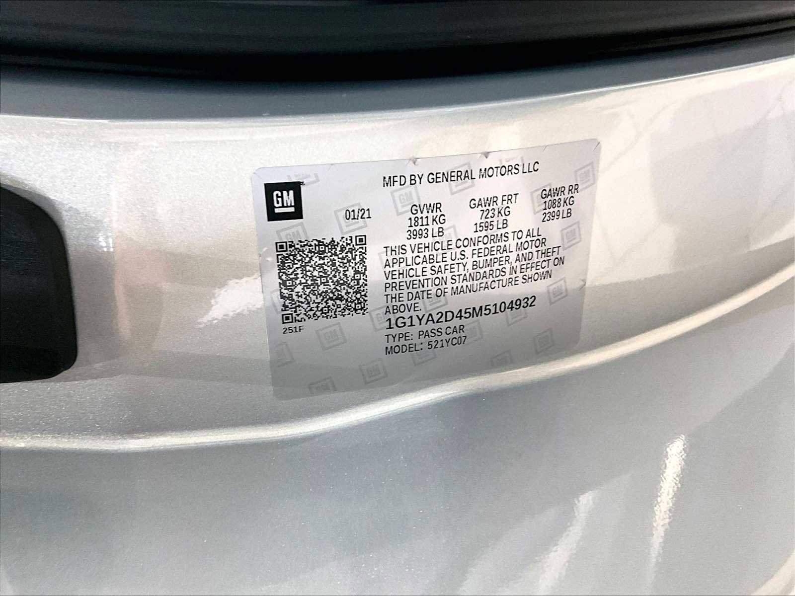 Used 2021 Chevrolet Corvette Stingray Coupe w/ 1LT image 30