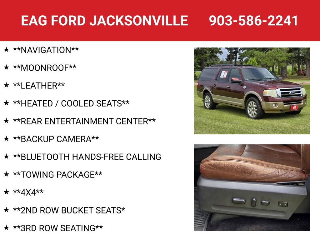 Used 2011 Ford Expedition EL King Ranch w/ 401A Rapid Spec Order Code AWD/4WD image 4