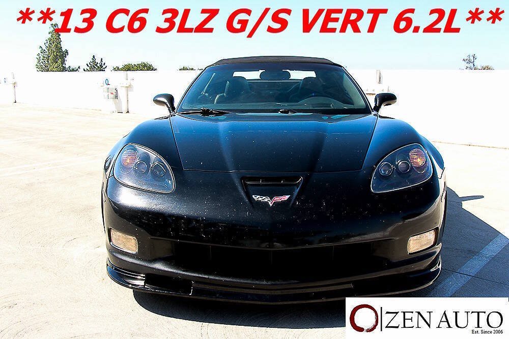 Used 2013 Chevrolet Corvette Grand Sport w/ 3LT Preferred Equipment Group RWD image 2