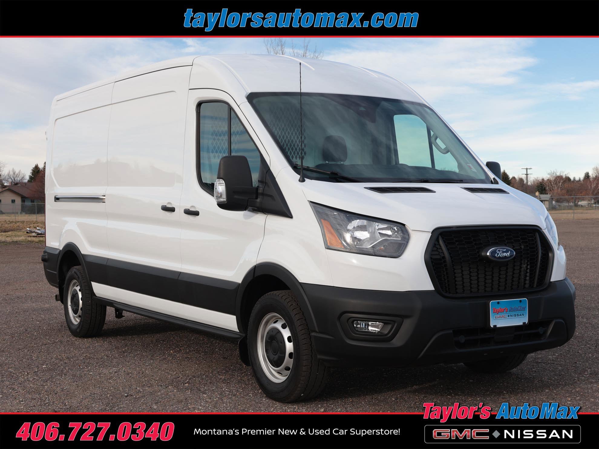 Used 2023 Ford Transit 350 Medium Roof w/ Fleet Safety Package RWD image 2