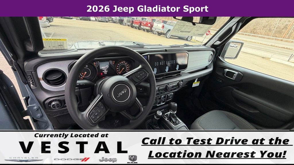New 2026 Jeep Gladiator Sport AWD/4WD image 17