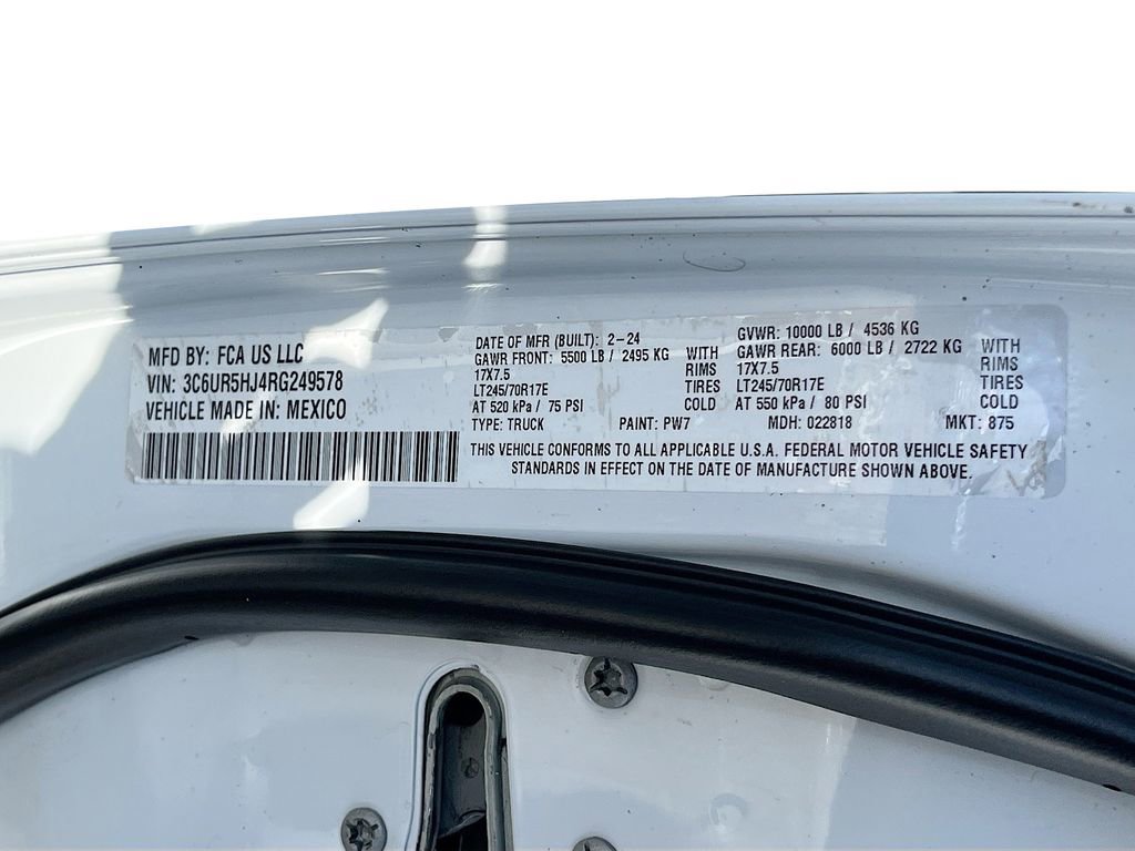 Used 2024 RAM 2500 Tradesman w/ Protection Group image 29