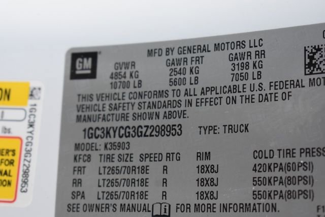 Certified 2016 Chevrolet Silverado 3500 W/T w/ WT Fleet Convenience Package image 29