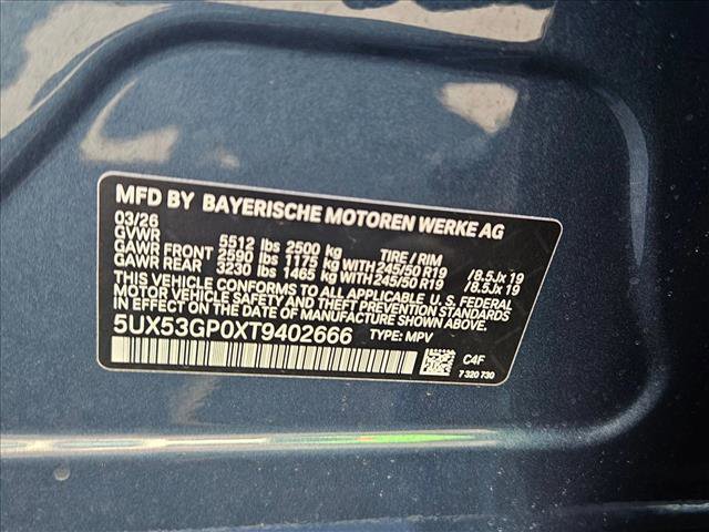 New 2026 BMW X3 xDrive30 w/ M Sport Package image 17