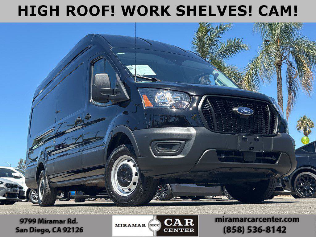 Used 2023 Ford Transit 250 148 High Roof Extended w/ Load Area Protection Package RWD image 1