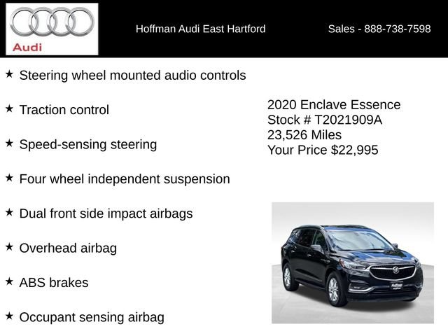 Used 2020 Buick Enclave Essence w/ Sound and Sites Package AWD/4WD image 24