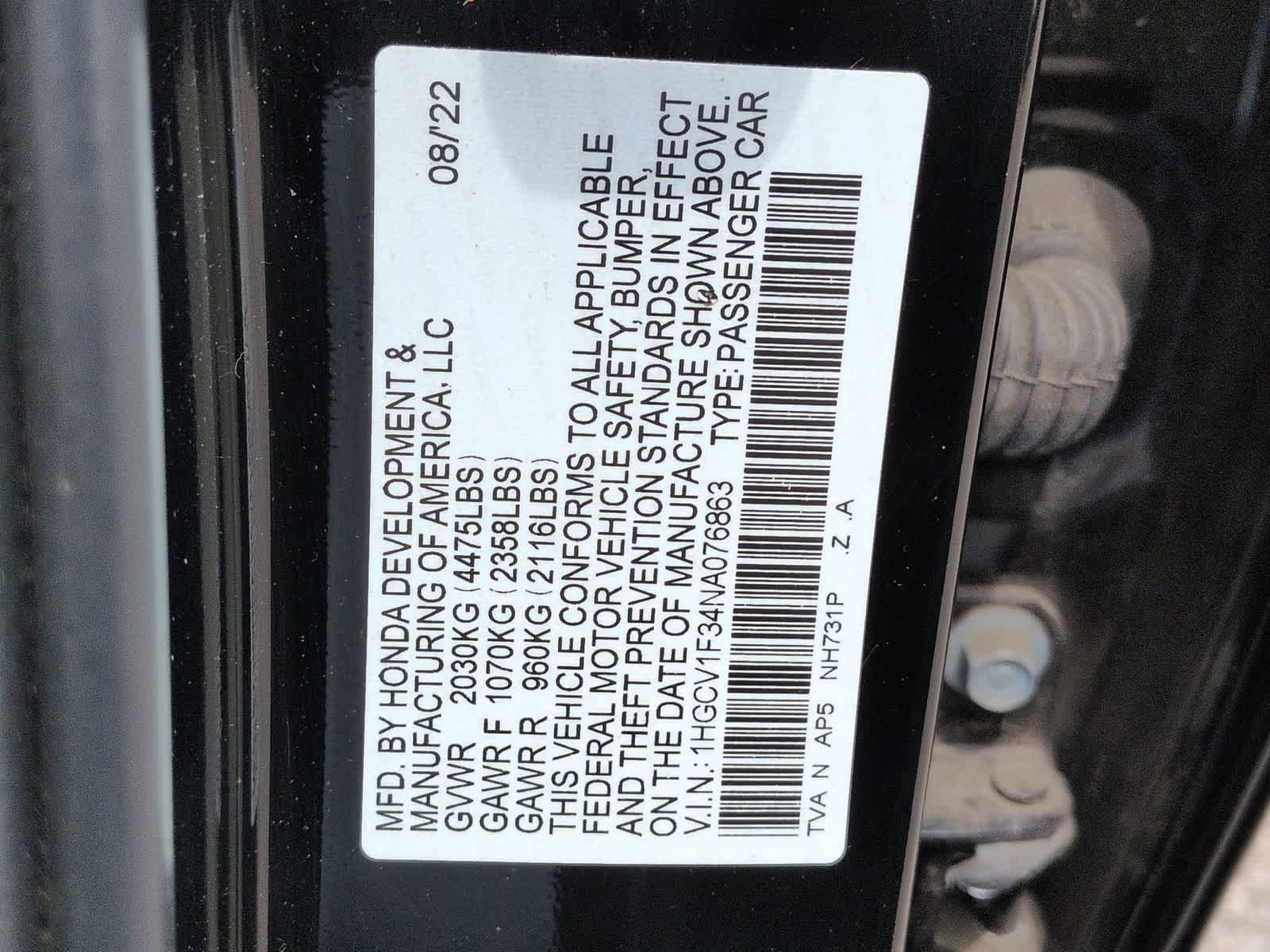 Used 2022 Honda Accord Sport image 31