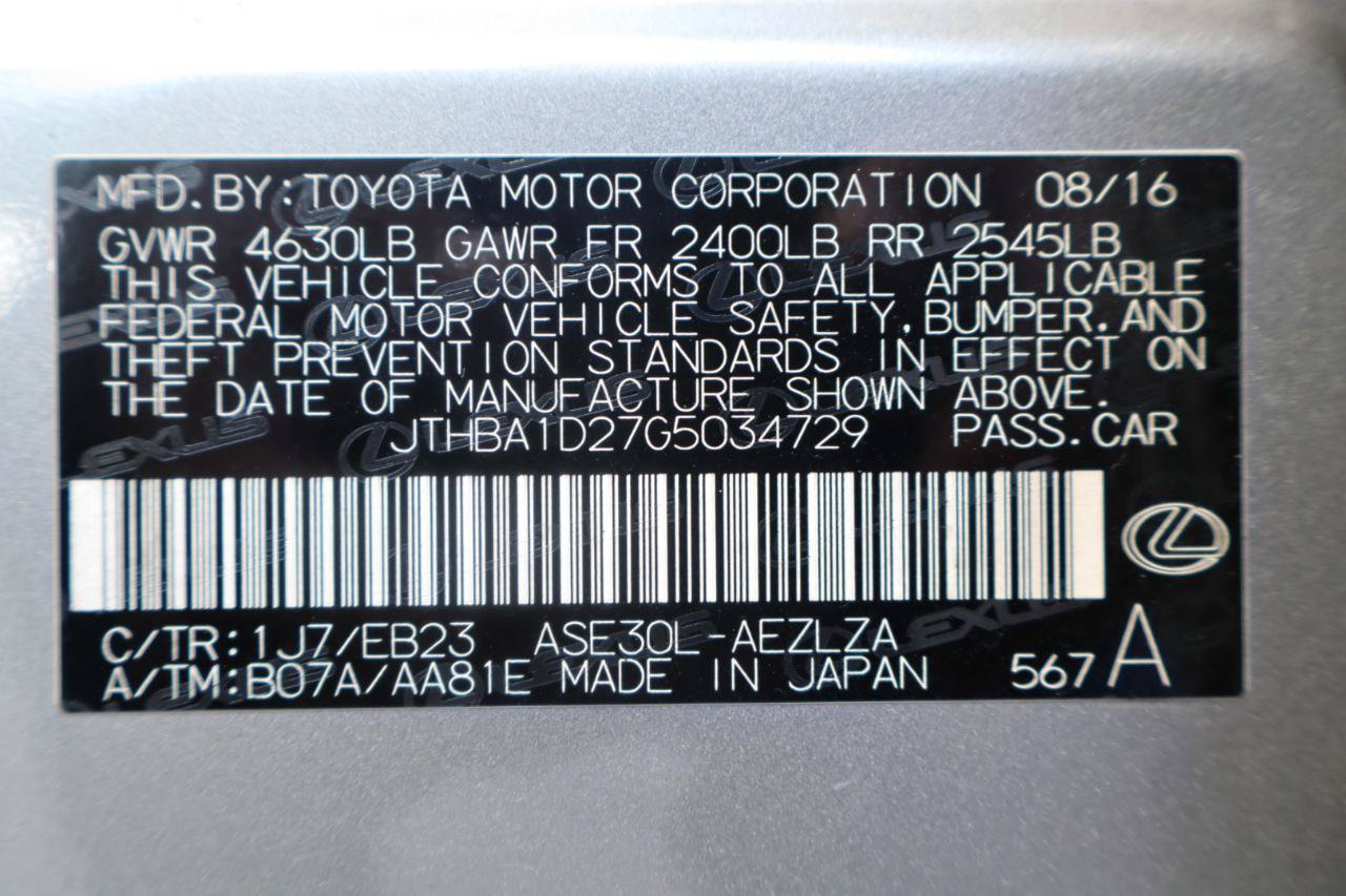 Used 2016 Lexus IS 200t w/ F Sport Package RWD image 39