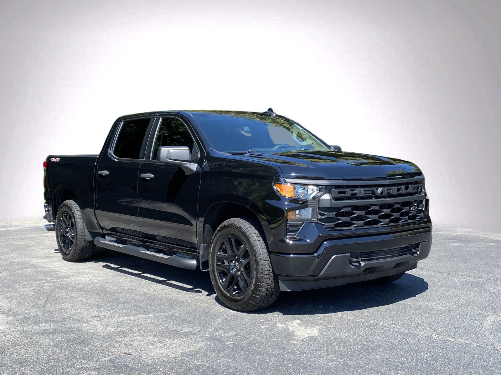 Used 2025 Chevrolet Silverado 1500 Custom w/ Turbomax Blackout Package AWD/4WD video 2