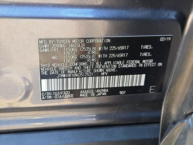 Used 2019 Toyota RAV4 XLE w/ Convenience Package FWD image 25