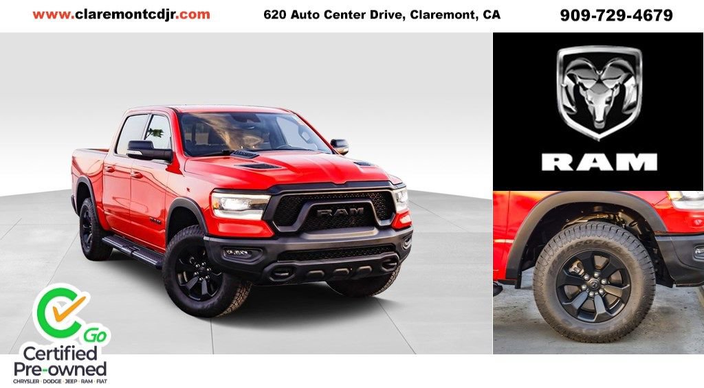 Certified 2021 RAM 1500 Rebel w/ Rebel Level 1 Equipment Group image 1