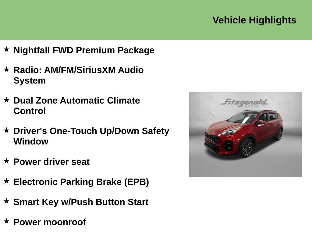 Used 2022 Kia Sportage Nightfall Edition w/ Nightfall Fwd Premium Package image 9