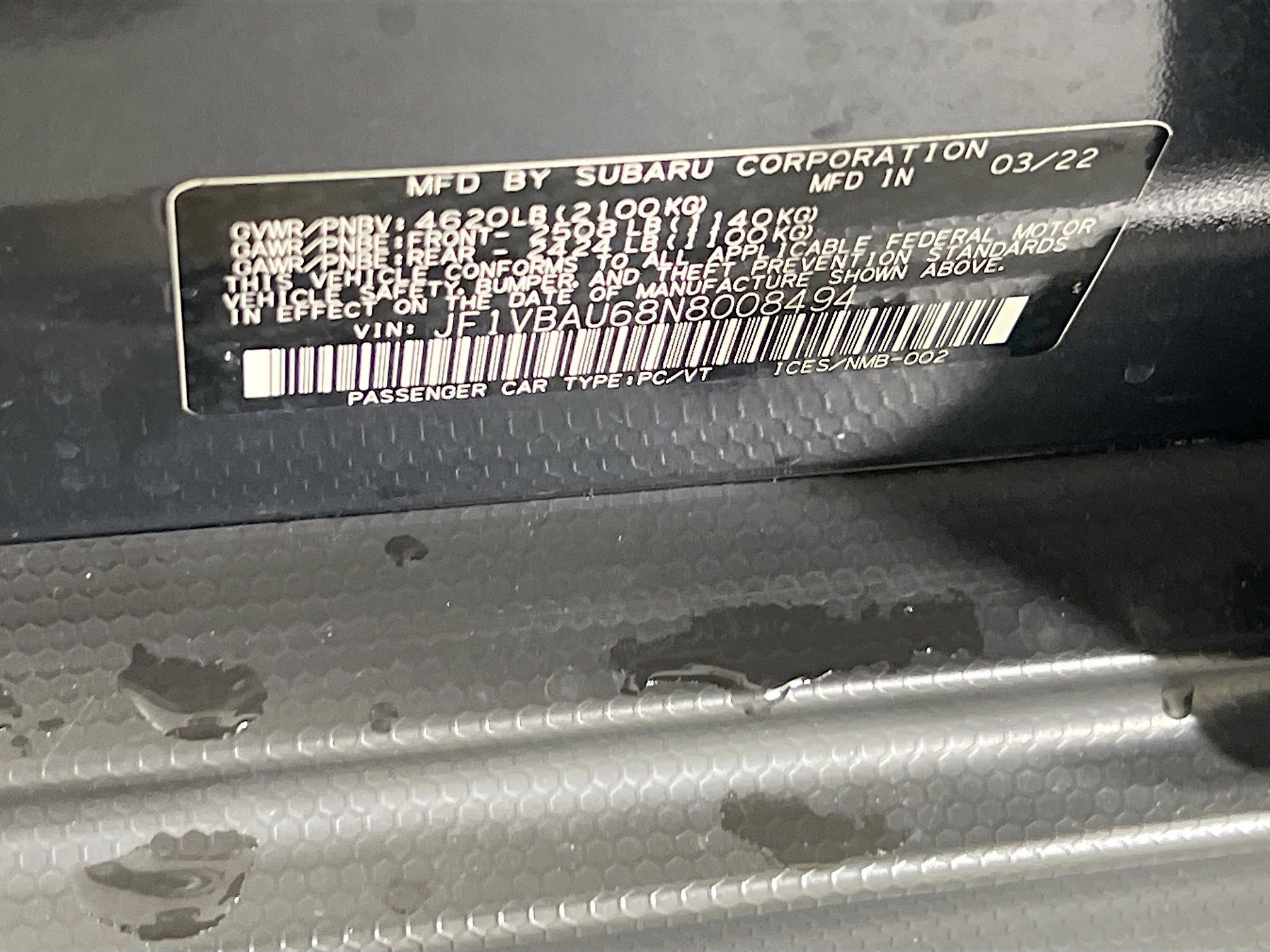 Used 2022 Subaru WRX GT image 32