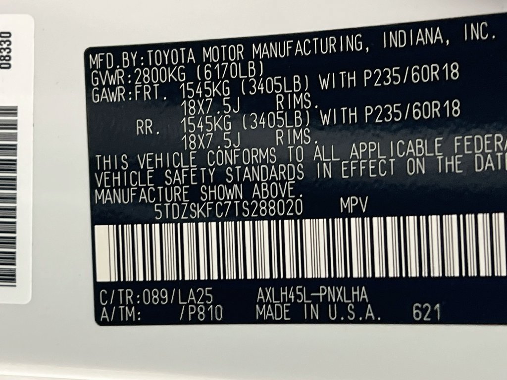 New 2026 Toyota Sienna Limited AWD/4WD image 24