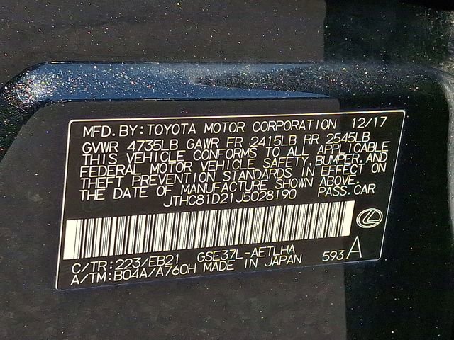 Used 2018 Lexus IS 300 AWD w/ Comfort Package image 33