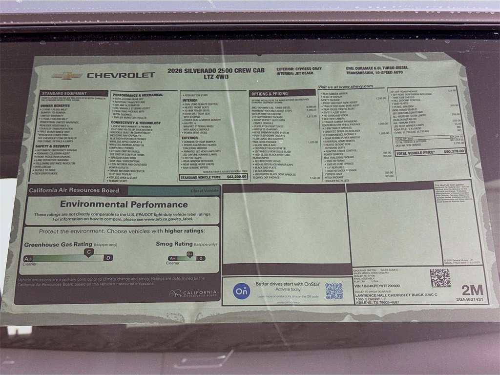 New 2026 Chevrolet Silverado 2500 LTZ w/ Trail Boss Package image 20