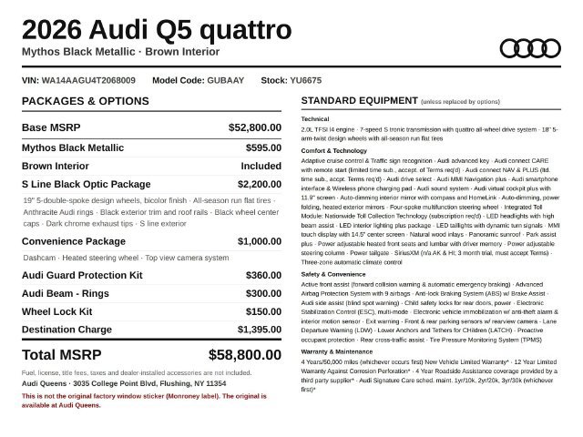 New 2026 Audi Q5 2.0T AWD/4WD image 17