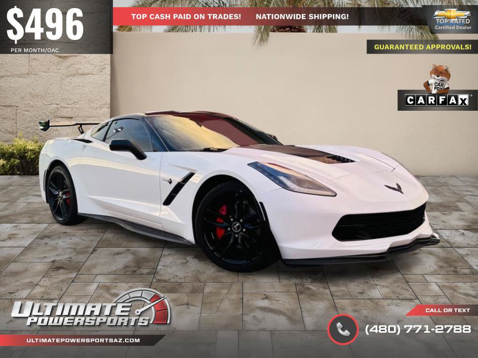 Used 2015 Chevrolet Corvette Stingray Coupe w/ ZF1 Appearance Package RWD image 9