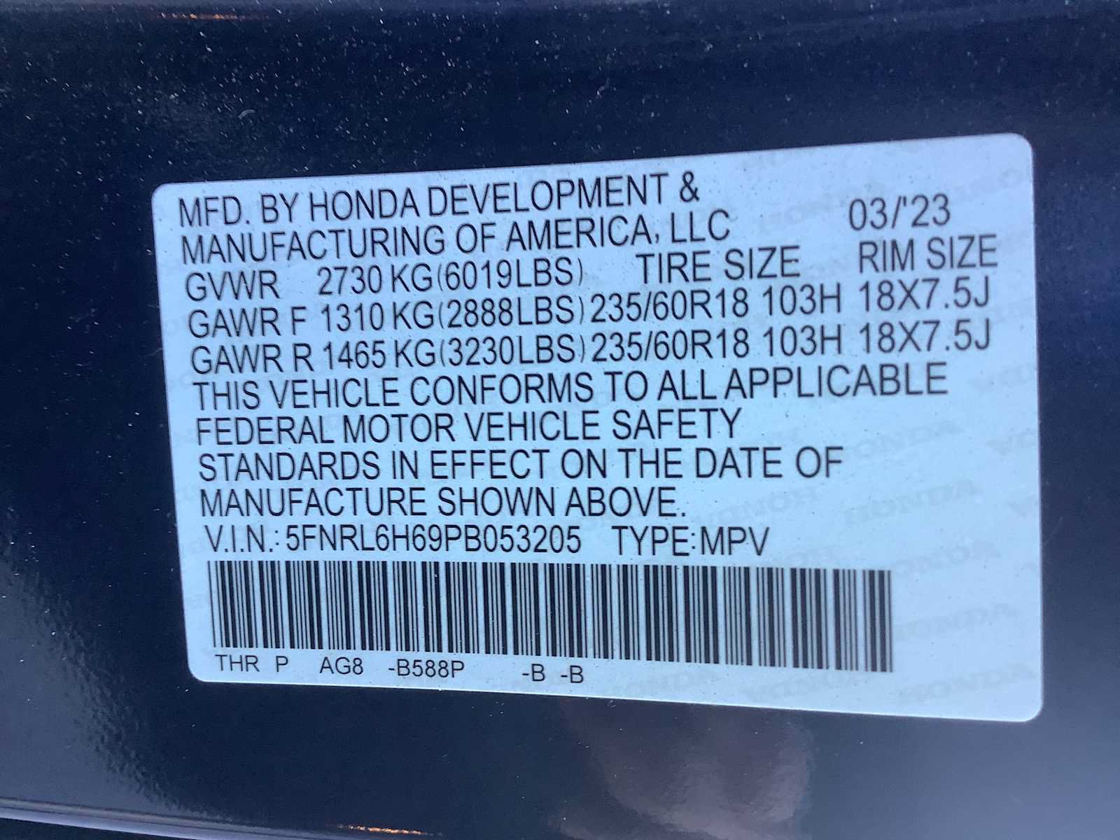 Used 2023 Honda Odyssey EX-L image 21