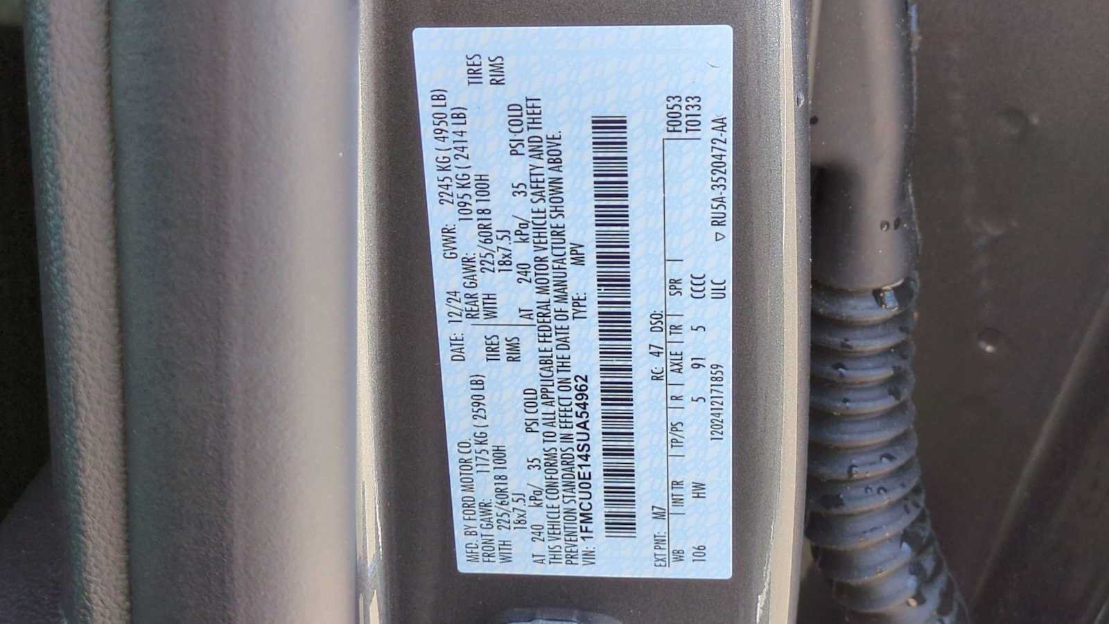 New 2025 Ford Escape SE FWD image 35